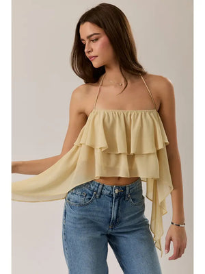 Glenna ruffle top