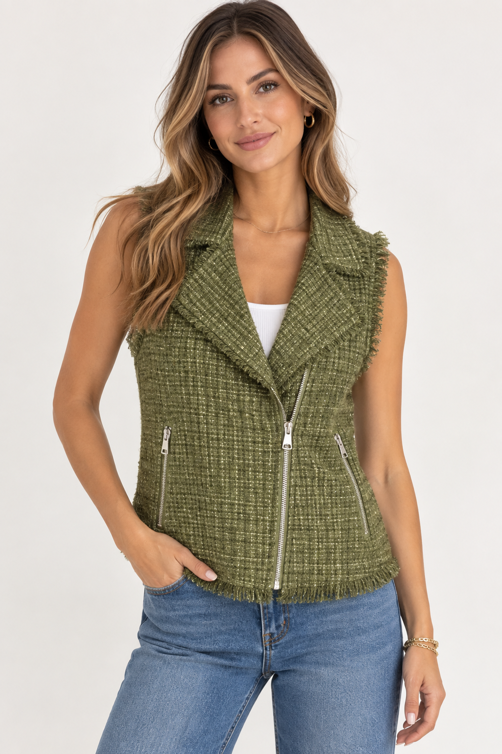 Gwen tweed  vest