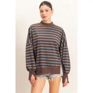 Sareena Striped Sweatshirt