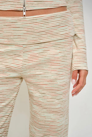 Madden striped fold over pant