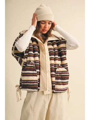 Sara Plush Fleece Vest