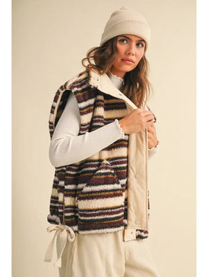 Sara Plush Fleece Vest