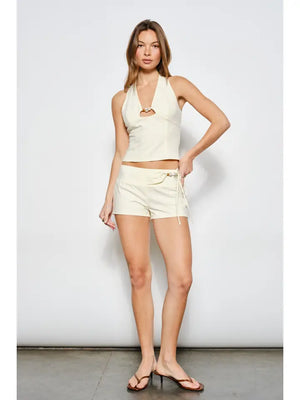 Remi Beaded Halter Top