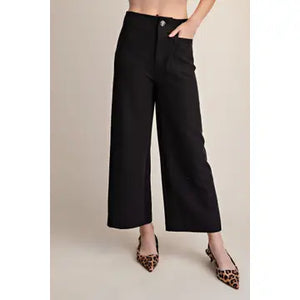 Colette Cropped wide leg pant