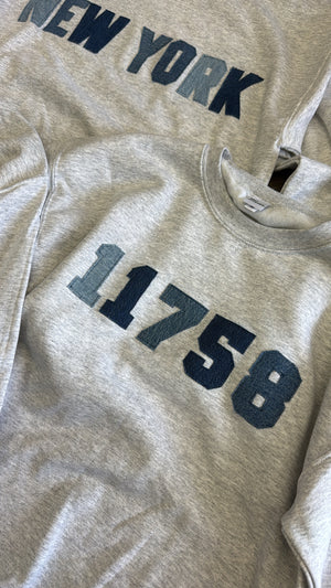 Salt Stitched Denim Sweatshirt