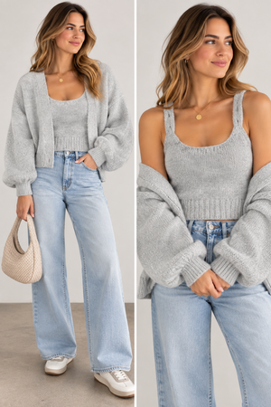 Cameron Cardigan sweater set