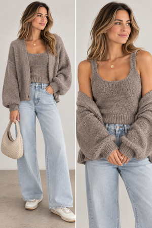 Cameron Cardigan sweater set