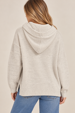 Abbra Pink tie sweater