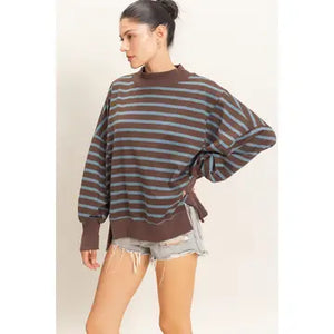 Sareena Striped Sweatshirt