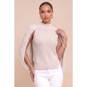 Cape Sweater Top