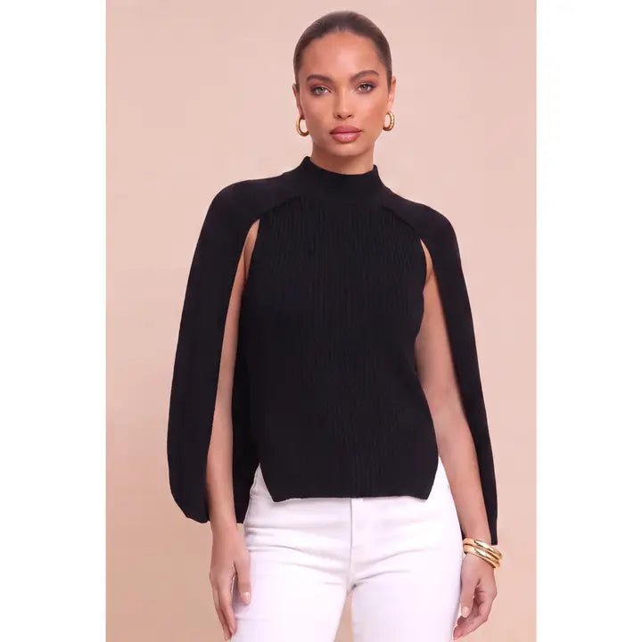 Cape Sweater Top