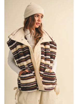 Sara Plush Fleece Vest