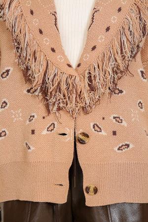 Carroline Fringe Cardi