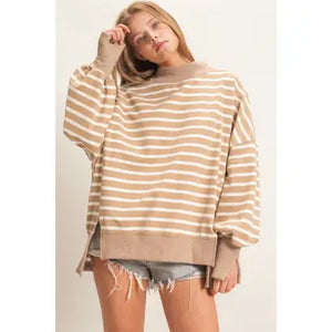 Sareena Striped Sweatshirt