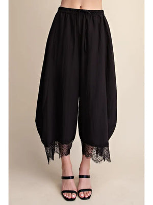 Harlyn Lace trim balloon pants