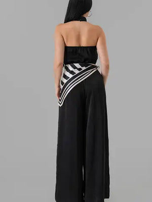 Scarf Detail Jumpsuit
