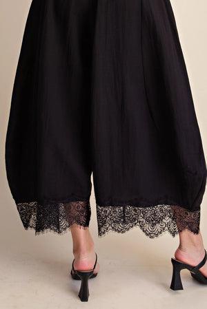 Harlyn Lace trim balloon pants
