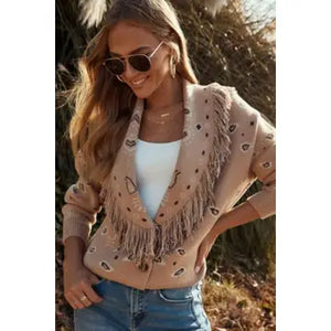 Carroline Fringe Cardi