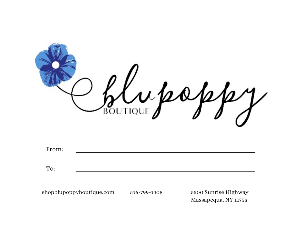 Blu Poppy Gift Card