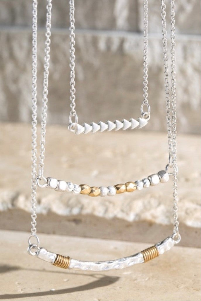 Bar and Bead Necklace