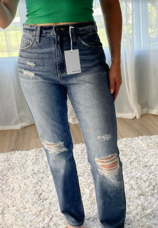 Heather High Rise Jeans