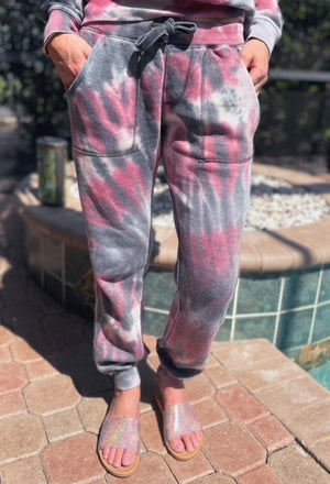 Pink Vortex Jogger Pant